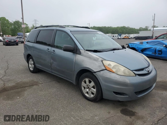 2006 Toyota Sienna CE with VIN 5TDZA23C96S585057, listed as a Copart auction lot 55820265 with 232,772 mi miles and Clean Title. Bid and sale history available at carsss.com. Image 4.