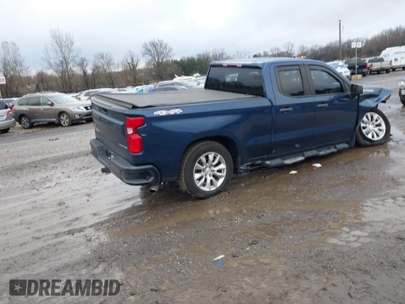 2019 Chevrolet Silverado 1500 Custom with VIN 1GCRYBEH5KZ407515, listed as a IAAI auction lot 41104512 with 68,765 mi miles and . Bid and sale history available at DreamBid. Image 4.