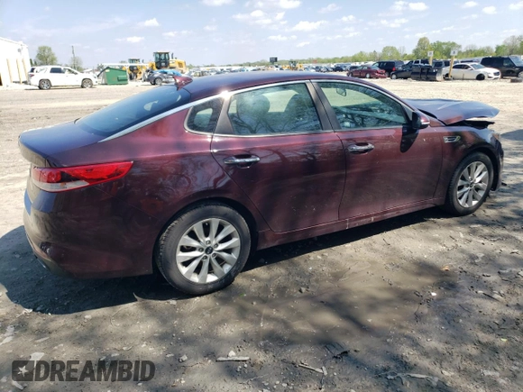 2017 Kia Optima LX with VIN 5XXGT4L31HG173247, listed as a Copart auction lot 55975235 with 169,580 mi miles and Clean Title. Bid and sale history available at carsss.com. Image 3.