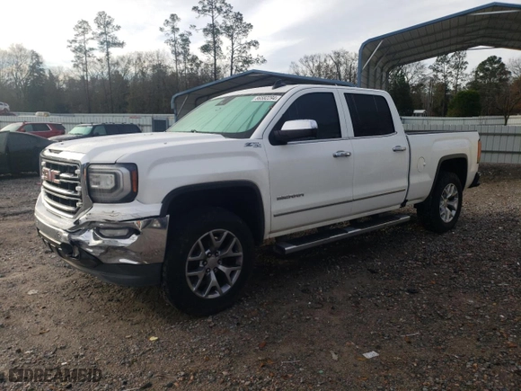 2016 GMC Sierra 1500 SLT with VIN 3GTU2NEJ1GG227293, listed as a Copart auction lot 86582294 with 146,306 mi miles and Salvage Title. Bid and sale history available at carsss.com. Image 1.