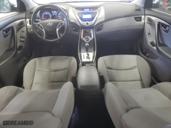 2012 Hyundai Elantra GLS PZEV with VIN KMHDH4AE7CU258259, listed as a Copart auction lot 50125935 with 154,437 mi miles and Salvage Title. Bid and sale history available at carsss.com. Image 8.