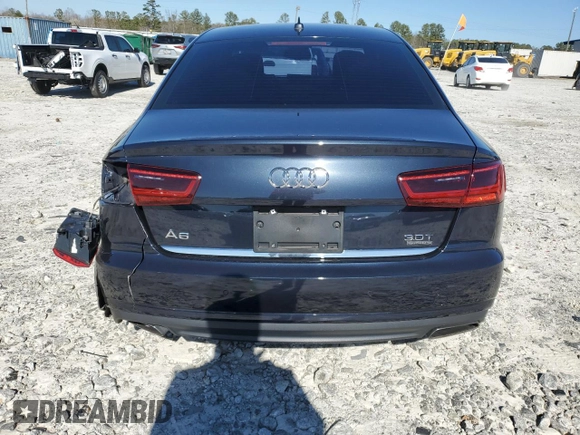 2016 Audi A6 3.0T Prestige with VIN WAUHGAFC2GN181537, listed as a Copart auction lot 48180055 with 80,423 mi miles and Salvage Title. Bid and sale history available at carsss.com. Image 6.