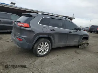 2016 Jeep Cherokee Limited with VIN 1C4PJMDS0GW145433, listed as a Copart auction lot 49681875 with 101,999 mi miles and Salvage title. Bid and sale history available at DreamBid. Image 3.