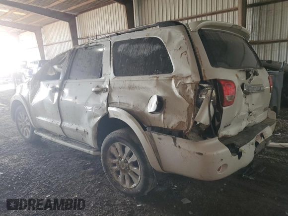 2008 Toyota Sequoia Platinum with VIN 5TDZY67A48S014297, listed as a Copart auction lot 65931634 with 0 mi miles and Non Repairable. Bid and sale history available at carsss.com. Image 2.