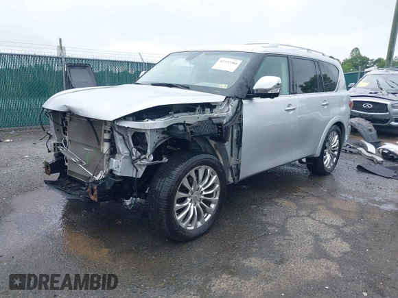 2016 Infiniti QX80 z VIN JN8AZ2NC0G9403107, wystawiony jako IAAI lot #42232384 z przebiegiem 98 763 mil mil oraz . Historia ofert i sprzedaży dostępna na DreamBid. Obrazek 18.