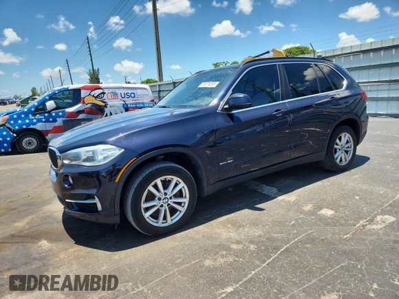 2014 BMW X5 sDrive35i z VIN 5UXKR2C5XE0H32615, wystawiony jako Copart lot #61078285 z przebiegiem 150 239 mil mil oraz Czysty tytuł • Clean title. Historia ofert i sprzedaży dostępna na DreamBid. Obrazek 1.
