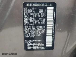2017 Nissan Quest SV with VIN JN8AE2KP9H9168243, listed as a Copart auction lot 49855554 with 188,742 mi miles and Salvage Title. Bid and sale history available at carsss.com. Image 13.