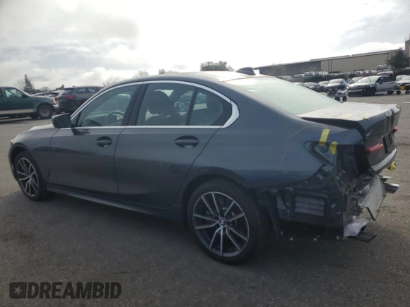 2021 BMW 3 Series 330i with VIN 3MW5R1J08M8B53217, listed as a Copart auction lot 48340395 with 14,571 mi miles and Salvage Title. Bid and sale history available at carsss.com. Image 2.