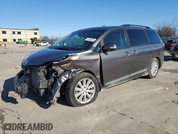 2017 Toyota Sienna XLE Auto Access Seat with VIN 5TDYZ3DC9HS844657, listed as a Copart auction lot 44708225 with 65,742 mi miles and Salvage Title. Bid and sale history available at carsss.com. Image 1.