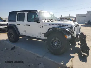 2021 Jeep Wrangler Unlimited Rubicon с VIN 1C4JJXFG4MW838808, выставлен на аукционе Copart как лот 57684355 с пробегом 45 240 миль миль и Списание • Salvage title. История ставок и продаж доступна на DreamBid. Изображение 4.