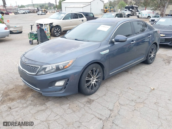 2014 Kia Optima Hybrid LX with VIN KNAGM4AD4E5066067, listed as a IAAI auction lot 41884259 with 131,077 mi miles. Bid and sale history available at carsss.com. Image 17.