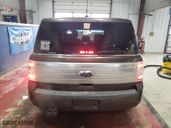 2011 Ford Flex Limited with VIN 2FMHK6DC7BBD02855, listed as a Copart auction lot 43461255 with 159,881 mi miles and Salvage Title. Bid and sale history available at carsss.com. Image 6.