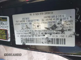 2010 Mazda CX-7 SV with VIN JM3ER2W50A0348738, listed as a IAAI auction lot 41703807 with 238,680 mi miles. Bid and sale history available at carsss.com. Image 9.