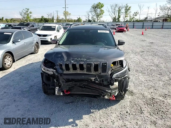 2019 Jeep Cherokee Trailhawk with VIN 1C4PJMBX9KD183343, listed as a Copart auction lot 48662565 with 77,988 mi miles and Non repairable. Bid and sale history available at DreamBid. Image 11.
