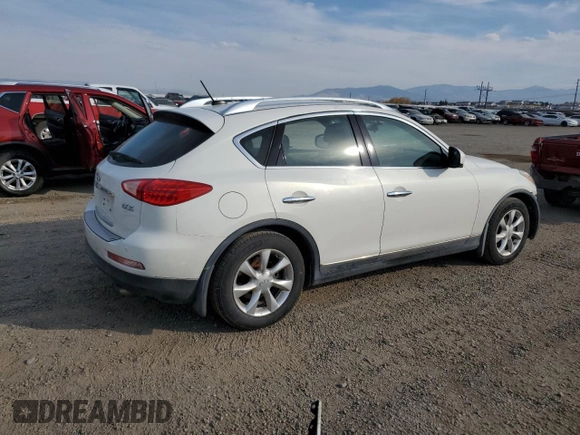 2010 Infiniti EX Journey with VIN JN1AJ0HR2AM754101, listed as a Copart auction lot 74252434 with 126,631 mi miles and Salvage Title. Bid and sale history available at DreamBid. Image 3.