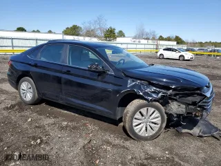 2020 Volkswagen Jetta S with VIN 3VWCB7BU9LM025882, listed as a Copart auction lot 50632565 with 45,778 mi miles and Salvage Title. Bid and sale history available at carsss.com. Image 4.