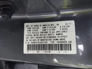 2018 Acura TLX z VIN 19UUB1F3XJA007392, wystawiony jako IAAI lot #41672613 z przebiegiem 73 101 mil mil oraz . Historia ofert i sprzedaży dostępna na DreamBid. Obrazek 9.