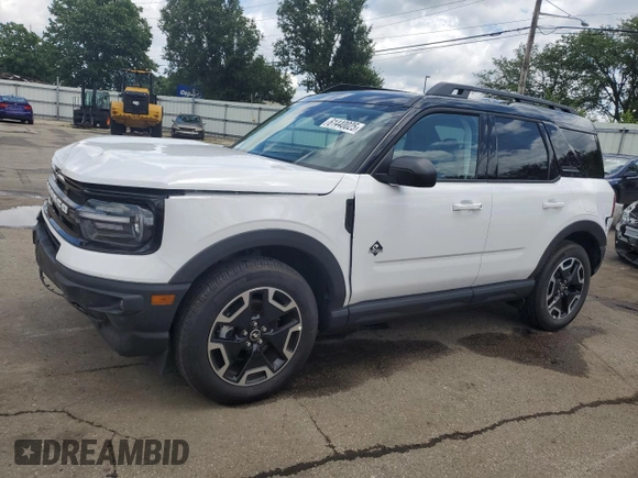 2024 Ford Bronco Sport Outer Banks with VIN 3FMCR9C67RRF59979, listed as a Copart auction lot 61440025 with 3,224 mi miles and Salvage title. Bid and sale history available at DreamBid. Image 1.
