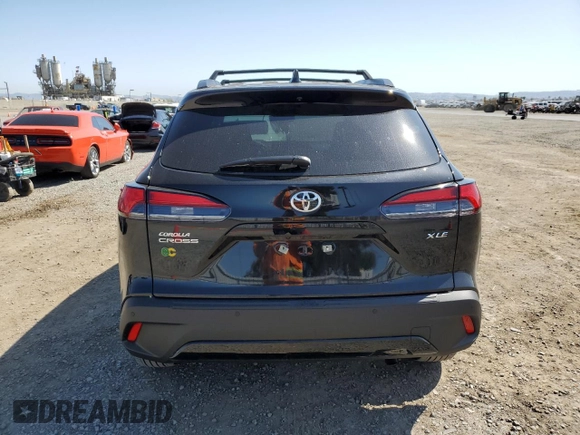 2024 Toyota Corolla Cross XLE with VIN 7MUDAAAG0RV101992, listed as a Copart auction lot 52208345 with 2,625 mi miles and Salvage title. Bid and sale history available at DreamBid. Image 6.