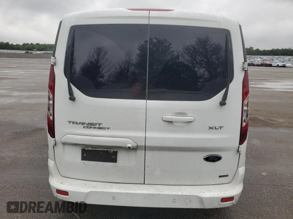 2019 Ford Transit Connect XLT with VIN NM0GS9F22K1427258, listed as a Copart auction lot 63234484 with 96,439 mi miles and Salvage title. Bid and sale history available at DreamBid. Image 6.