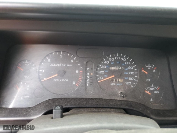 1995 Dodge Ram 1500 with VIN 1B7HC16Y3SS361081, listed as a Copart auction lot 48128815 with 282,940 mi miles and Salvage Title. Bid and sale history available at carsss.com. Image 9.