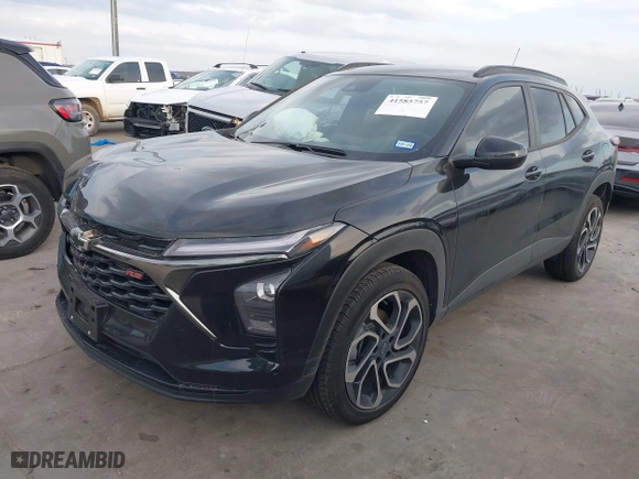2025 Chevrolet Trax 2RS with VIN KL77LJEP1SC101628, listed as a IAAI auction lot 41585757 with 11,000 mi miles. Bid and sale history available at carsss.com. Image 2.
