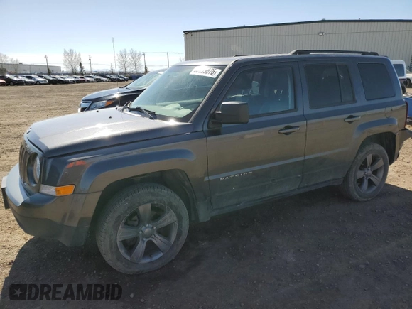 2015 Jeep Patriot High Altitude with VIN 1C4NJRAB7FD311725, listed as a Copart auction lot 55309675 with 185,560 mi miles and Salvage Title. Bid and sale history available at carsss.com. Image 1.
