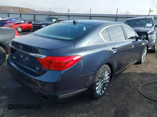 2015 Kia K900 Luxury with VIN KNALW4D42F6021502, listed as a IAAI auction lot 40900852 with 118,993 mi miles. Bid and sale history available at carsss.com. Image 4.