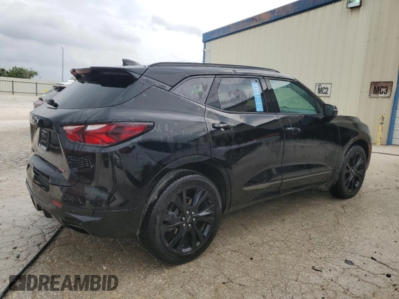 2022 Chevrolet Blazer RS with VIN 3GNKBERS7NS236298, listed as a Copart auction lot 53405145 with 51,334 mi miles and Clean title. Bid and sale history available at DreamBid. Image 3.
