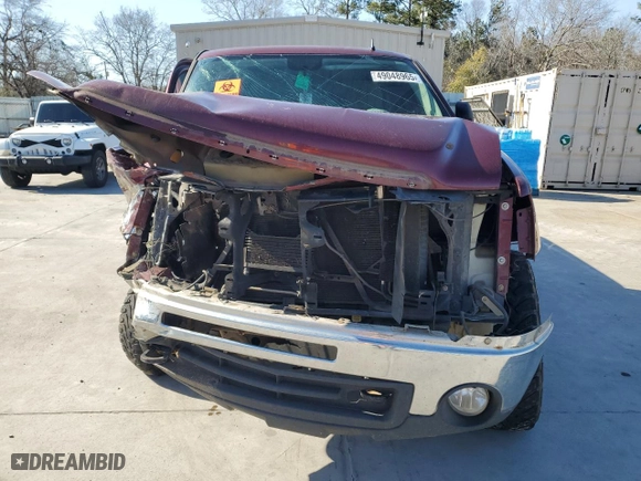 2009 GMC Sierra 1500 SLE with VIN 1GTEK29069Z222890, listed as a Copart auction lot 49048965 with 0 mi miles and Salvage Title. Bid and sale history available at carsss.com. Image 5.
