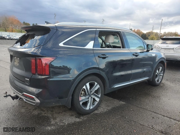 2023 Kia Sorento Hybrid SX Prestige with VIN KNDRKDLG2P5144941, listed as a Copart auction lot 79962154 with 58,231 mi miles and Salvage Title. Bid and sale history available at carsss.com. Image 3.