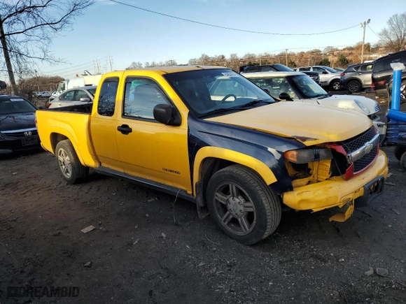 2005 Chevrolet Colorado LS Z85 with VIN 1GCCS196458105038, listed as a Copart auction lot 84864504 with 300,979 mi miles and Salvage Title. Bid and sale history available at carsss.com. Image 4.