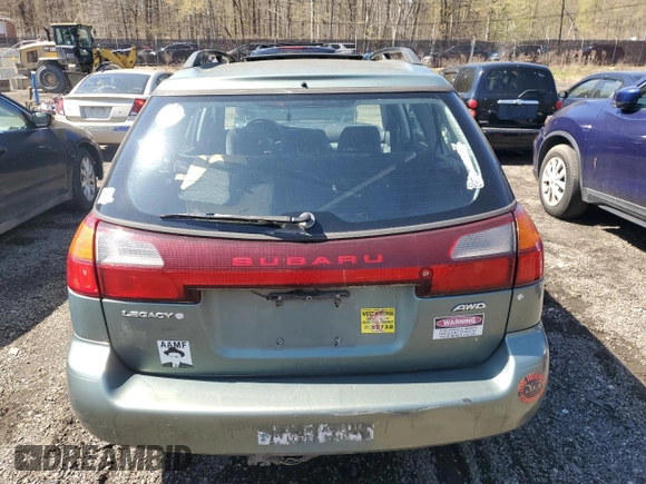 2004 Subaru Legacy L with VIN 4S3BH625447300764, listed as a Copart auction lot 51784325 with Not provided miles and Salvage title. Bid and sale history available at DreamBid. Image 6.