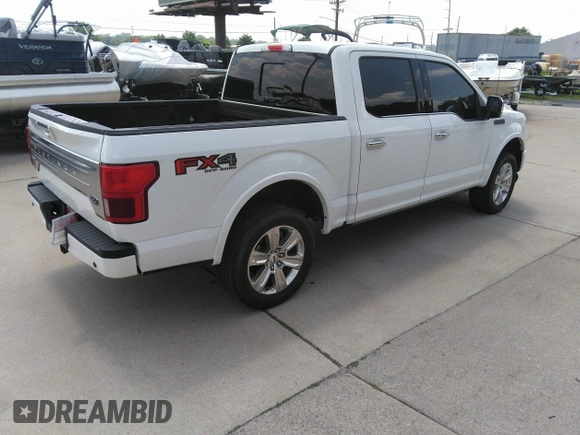 2020 Ford F-150 XL with VIN 1FTEW1E57LFA45632, listed as a IAAI auction lot 42428878 with 47,028 mi miles and . Bid and sale history available at DreamBid. Image 4.