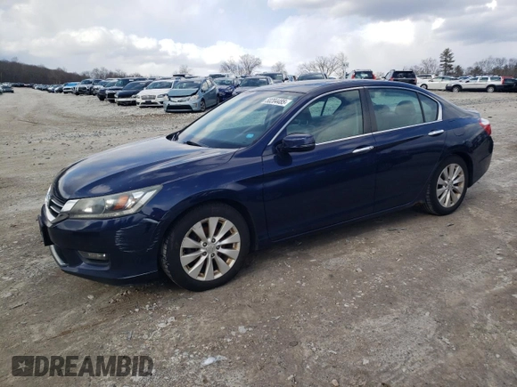 2014 Honda Accord Sedan EX-L with VIN 1HGCR2F8XEA075240, listed as a Copart auction lot 50204485 with 153,263 mi miles and Clean Title. Bid and sale history available at carsss.com. Image 1.