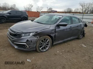 2020 Honda Civic Sedan EX with VIN 19XFC1F31LE025431, listed as a Copart auction lot 50507525 with 61,981 mi miles and Salvage Title. Bid and sale history available at carsss.com. Image 1.
