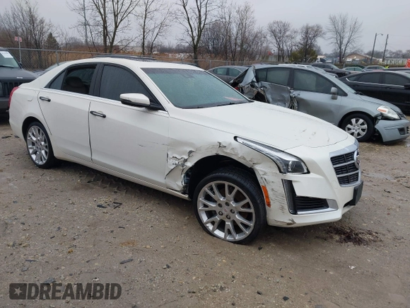 2014 Cadillac CTS Luxury AWD with VIN 1G6AX5S33E0156239, listed as a IAAI auction lot 41452922 with Not Provided miles and . Bid and sale history available at DreamBid. Image 1.