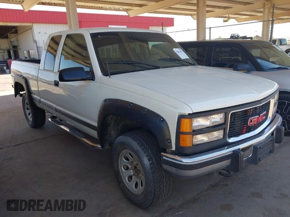 1995 GMC Sierra 1500 z VIN 2GTEK19K9S1591415, wystawiony jako IAAI lot #42011093 z przebiegiem 334 476 mil mil oraz . Historia ofert i sprzedaży dostępna na DreamBid. Obrazek 1.