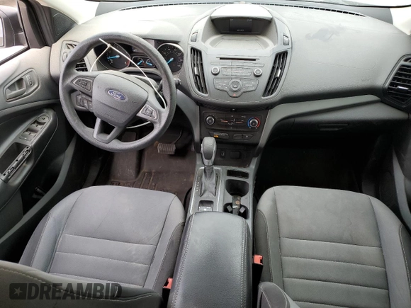 2017 Ford Escape S with VIN 1FMCU0F73HUB79818, listed as a Copart auction lot 53877285 with 108,029 mi miles and Salvage title. Bid and sale history available at DreamBid. Image 8.