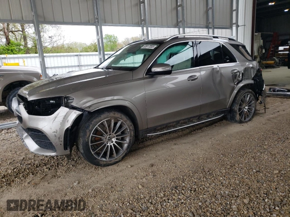 2023 Mercedes-Benz GLE 350 with VIN 4JGFB4KB0PA905915, listed as a Copart auction lot 53617055 with 50,216 mi miles and Salvage title. Bid and sale history available at DreamBid. Image 1.
