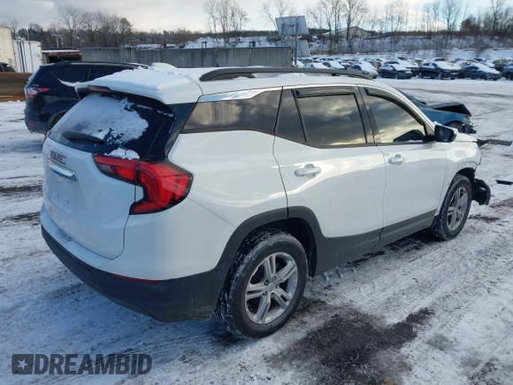 2018 GMC Terrain SLE with VIN 3GKALMEV1JL381034, listed as a IAAI auction lot 41345745 with 54,029 mi miles. Bid and sale history available at carsss.com. Image 4.