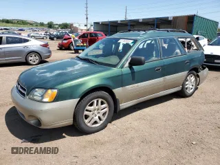 2002 Subaru Legacy Outback with VIN 4S3BH665326645636, listed as a Copart auction lot 61762555 with 142,350 mi miles and Salvage title. Bid and sale history available at DreamBid. Image 1.