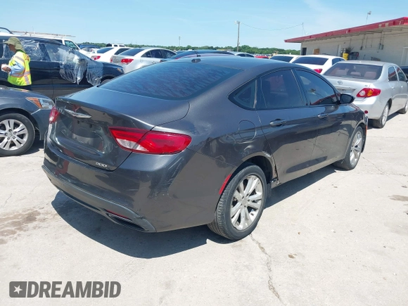 2015 Chrysler 200 S with VIN 1C3CCCBB6FN721931, listed as a IAAI auction lot 42400501 with 153,678 mi miles and . Bid and sale history available at DreamBid. Image 4.