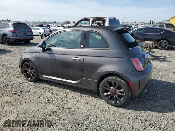 2014 FIAT 500 Abarth with VIN 3C3CFFJH3ET243822, listed as a Copart auction lot 48414065 with 49,652 mi miles and Clean Title. Bid and sale history available at carsss.com. Image 2.