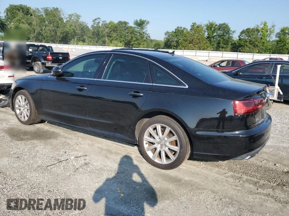 2016 Audi A6 Premium Plus with VIN WAUFMAFC1GN000735, listed as a Copart auction lot 60541845 with 54,537 mi miles and Salvage title. Bid and sale history available at DreamBid. Image 2.