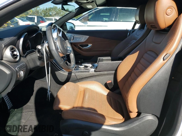 2019 Mercedes-Benz C 43 AMG with VIN WDDWK6EB3KF799425, listed as a Copart auction lot 77423024 with 15,130 mi miles and Non repairable. Bid and sale history available at DreamBid. Image 7.