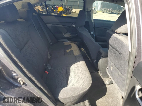 2014 Honda Civic LX with VIN 19XFB2F50EE206338, listed as a Copart auction lot 44776175 with 155,549 mi miles and Salvage Title. Bid and sale history available at DreamBid. Image 10.