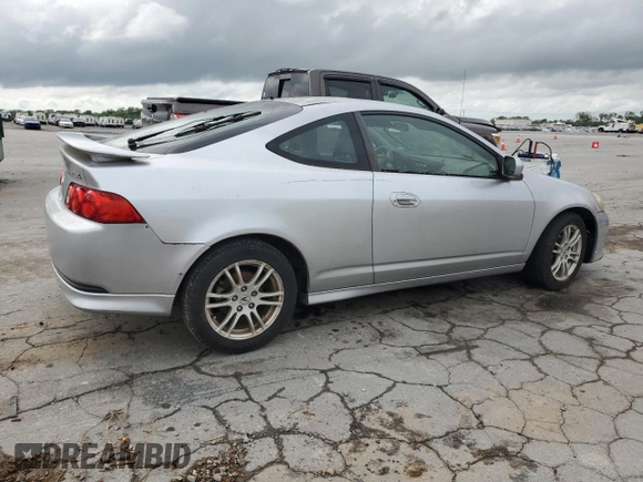 2005 Acura RSX with VIN JH4DC54875S008659, listed as a Copart auction lot 53921895 with 287,109 mi miles and Clean Title. Bid and sale history available at carsss.com. Image 3.