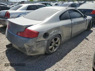 2004 Infiniti G35 w/Leather z VIN JNKCV54E34M807398, wystawiony jako Copart lot #44873475 z przebiegiem 168 913 mil mil oraz Nie do naprawy • Non repairable. Historia ofert i sprzedaży dostępna na DreamBid. Obrazek 3.
