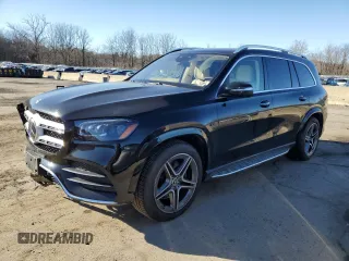 2022 Mercedes-Benz GLS 450 z VIN 4JGFF5KE6NA740244, wystawiony jako Copart lot #48051005 z przebiegiem 44 749 mil mil oraz Szkoda całkowita • Salvage title. Historia ofert i sprzedaży dostępna na DreamBid. Obrazek 1.